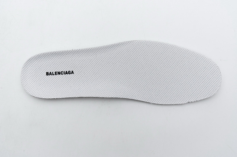 【DA0LJ】白红气垫 巴黎世家水晶透明底气垫鞋 544351 W09E1 4552 Balenciaga Triple S White Red