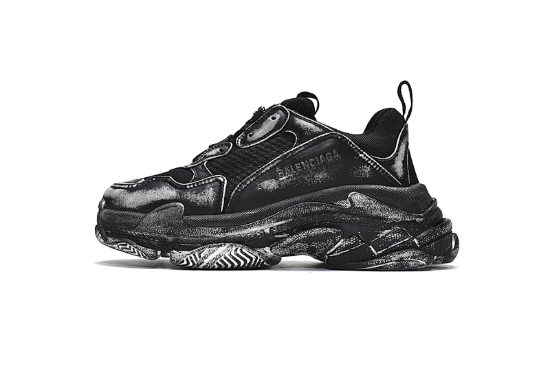 yupoo_376313_5cdebd85.jpg 【CA0LJ】脏脏黑 巴黎世家8层组合TPU复古鞋 524039 WN3 1000 Balenciaga Triple S Black