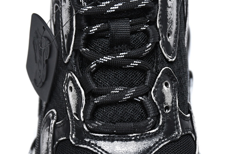 【CA0LJ】脏脏黑 巴黎世家8层组合TPU复古鞋 524039 WN3 1000 Balenciaga Triple S Black