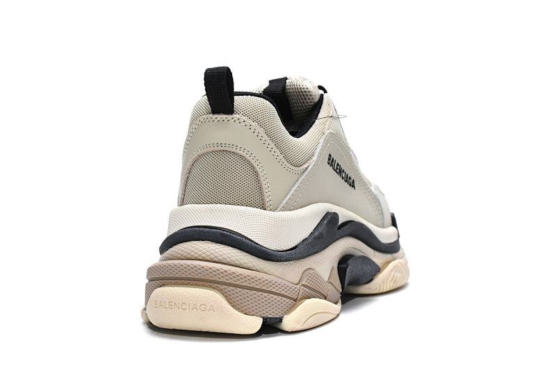 【CA0LJ】香草色 巴黎世家8层组合TPU复古鞋 536737 W09O6 9787 Balenciaga Triple S Vanilla Color