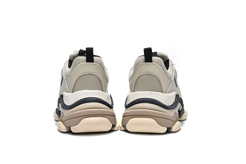 【CA0LJ】香草色 巴黎世家8层组合TPU复古鞋 536737 W09O6 9787 Balenciaga Triple S Vanilla Color