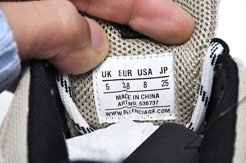 【CA0LJ】香草色 巴黎世家8层组合TPU复古鞋 536737 W09O6 9787 Balenciaga Triple S Vanilla Color