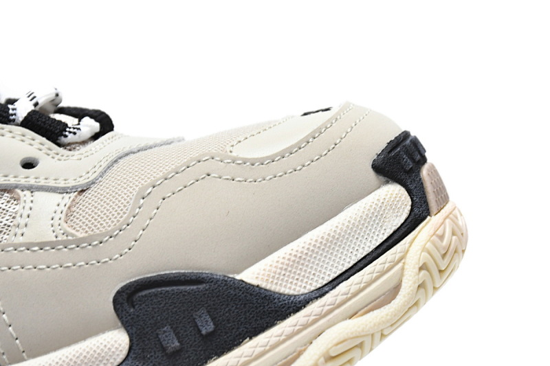 【CA0LJ】香草色 巴黎世家8层组合TPU复古鞋 536737 W09O6 9787 Balenciaga Triple S Vanilla Color