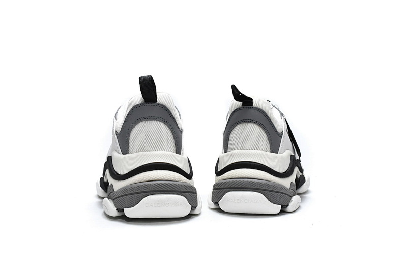 【CA0LJ】大白灰 巴黎世家8层组合TPU复古鞋 536737 W09O1 9089 Balenciaga Triple S White Grey