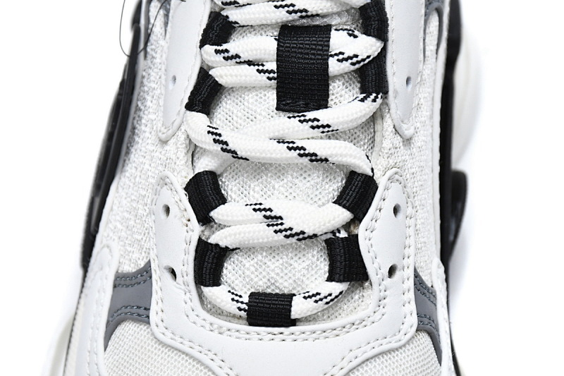 【CA0LJ】大白灰 巴黎世家8层组合TPU复古鞋 536737 W09O1 9089 Balenciaga Triple S White Grey