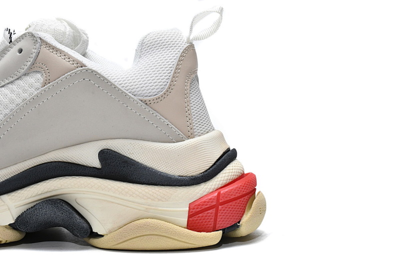 【CA0LJ】白红 巴黎世家8层组合TPU复古鞋 524037 W09E1 9000 Balenciaga Triple S White Dark Grey Red