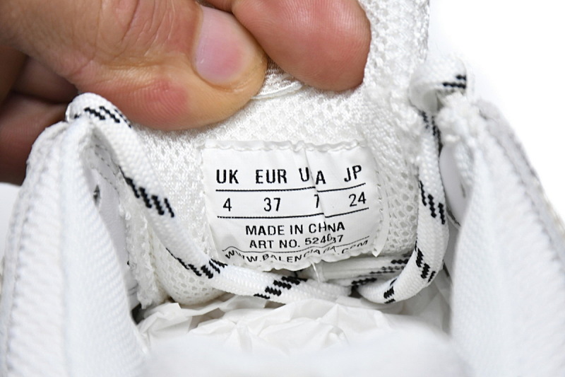 【CA0LJ】白红 巴黎世家8层组合TPU复古鞋 524037 W09E1 9000 Balenciaga Triple S White Dark Grey Red