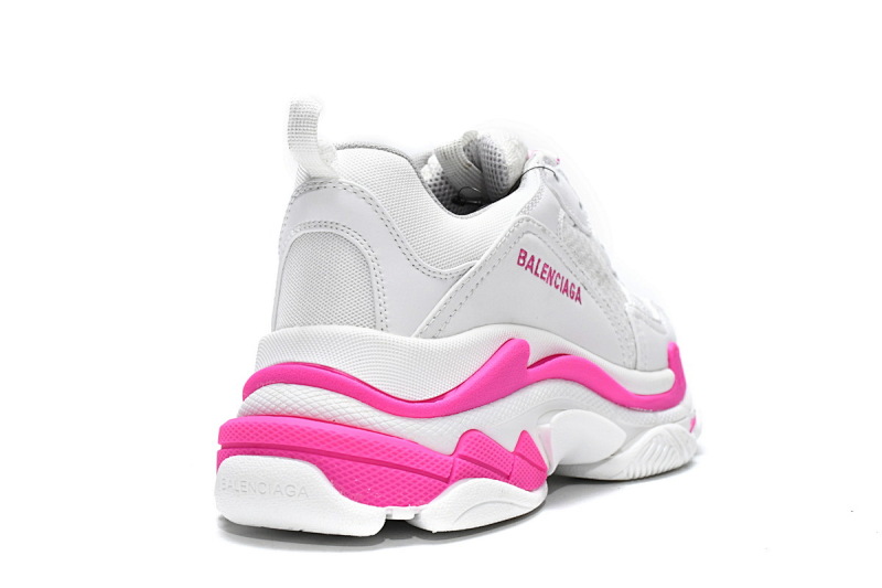【CA0LJ】白桃红-60 巴黎世家8层组合TPU复古鞋 536737 W2CA3 3890 Balenciaga Triple S White Peach Red