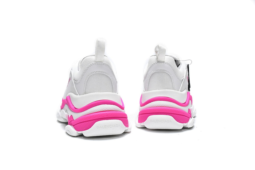 【CA0LJ】白桃红-60 巴黎世家8层组合TPU复古鞋 536737 W2CA3 3890 Balenciaga Triple S White Peach Red