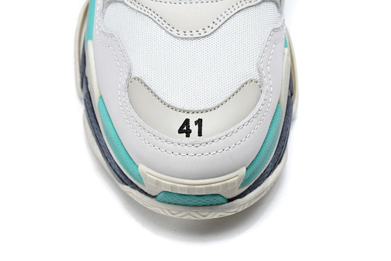 【CA0LJ】薄荷绿 巴黎世家8层组合TPU复古鞋 524039 W09E1 9878 Balenciaga Triple S Mint Green