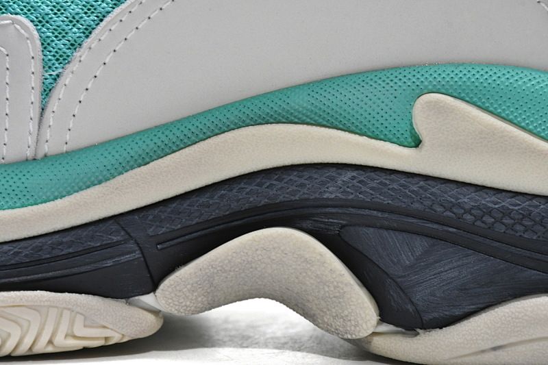 【CA0LJ】薄荷绿 巴黎世家8层组合TPU复古鞋 524039 W09E1 9878 Balenciaga Triple S Mint Green