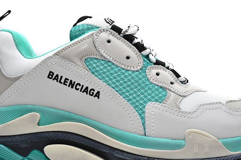 【CA0LJ】薄荷绿 巴黎世家8层组合TPU复古鞋 524039 W09E1 9878 Balenciaga Triple S Mint Green