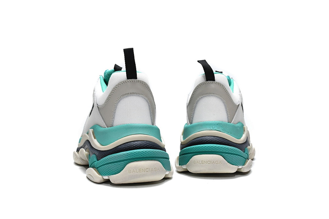 【CA0LJ】薄荷绿 巴黎世家8层组合TPU复古鞋 524039 W09E1 9878 Balenciaga Triple S Mint Green