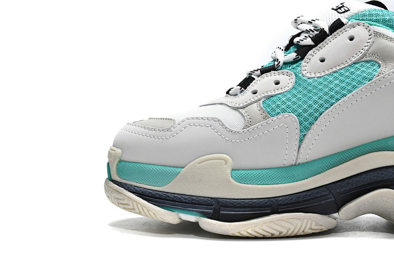 【CA0LJ】薄荷绿 巴黎世家8层组合TPU复古鞋 524039 W09E1 9878 Balenciaga Triple S Mint Green