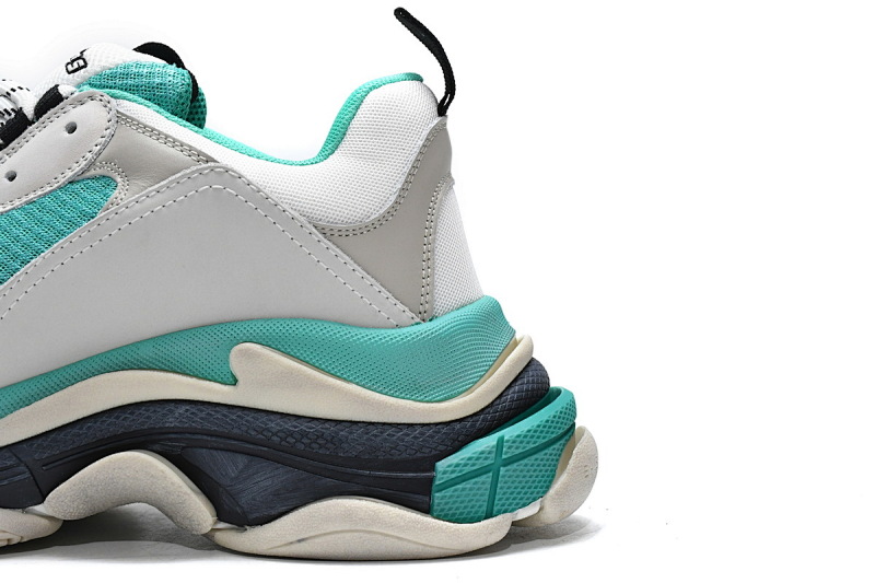 【CA0LJ】薄荷绿 巴黎世家8层组合TPU复古鞋 524039 W09E1 9878 Balenciaga Triple S Mint Green