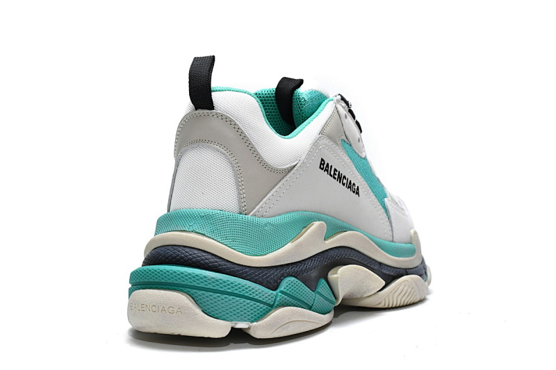 【CA0LJ】薄荷绿 巴黎世家8层组合TPU复古鞋 524039 W09E1 9878 Balenciaga Triple S Mint Green