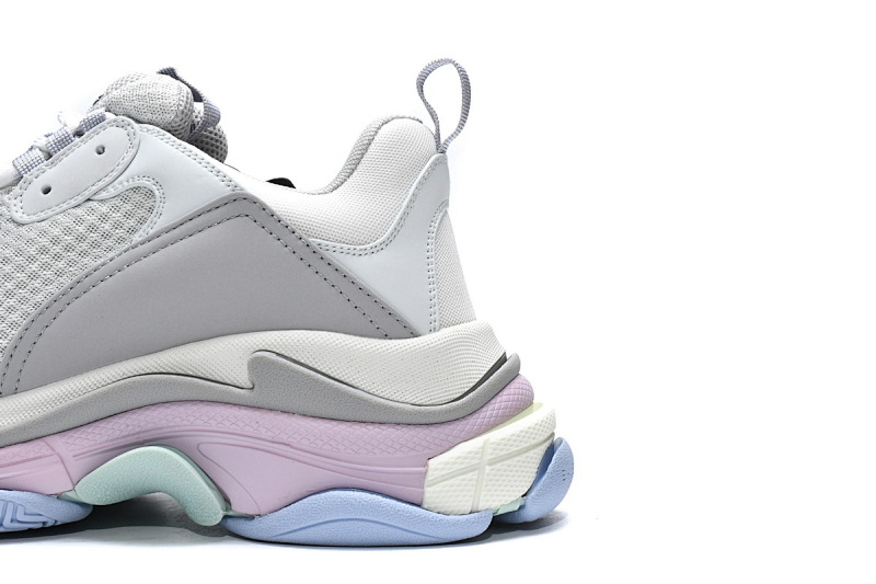 【CA0LJ】深灰水兰 巴黎世家8层组合TPU复古鞋 536737 W2FW 1977 Balenciaga Triple S Makaron