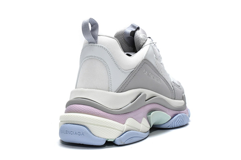 【CA0LJ】深灰水兰 巴黎世家8层组合TPU复古鞋 536737 W2FW 1977 Balenciaga Triple S Makaron