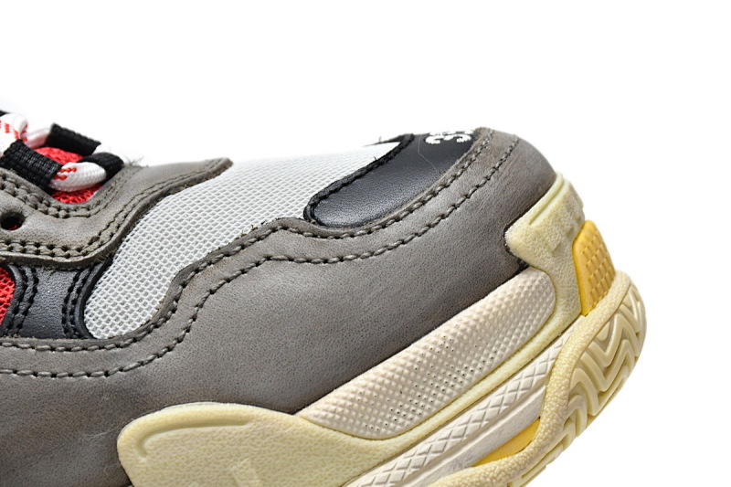 【CA0LJ】灰红 巴黎世家8层组合TPU复古鞋 533883 W09O2 4365 Balenciaga Triple S Blue Red