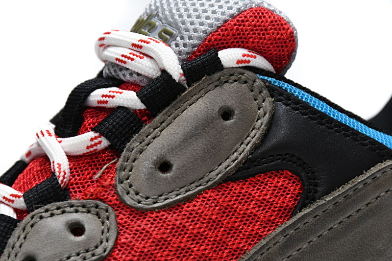 【CA0LJ】灰红 巴黎世家8层组合TPU复古鞋 533883 W09O2 4365 Balenciaga Triple S Blue Red