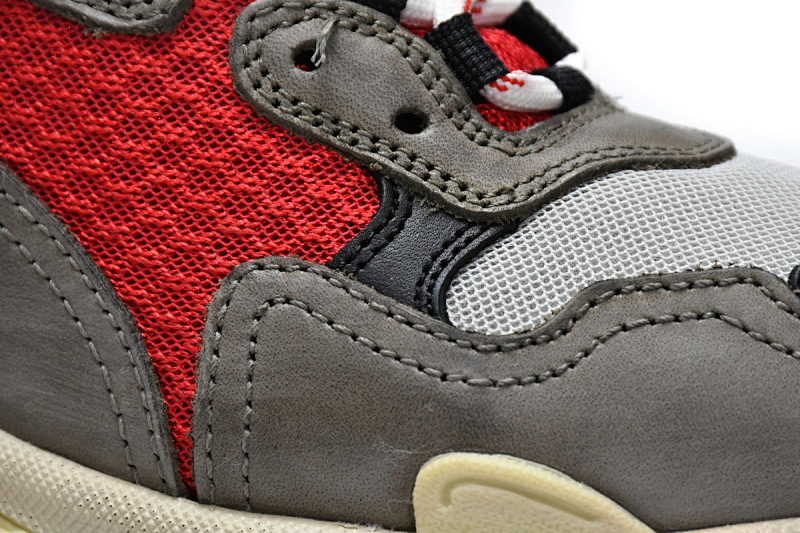 【CA0LJ】灰红 巴黎世家8层组合TPU复古鞋 533883 W09O2 4365 Balenciaga Triple S Blue Red