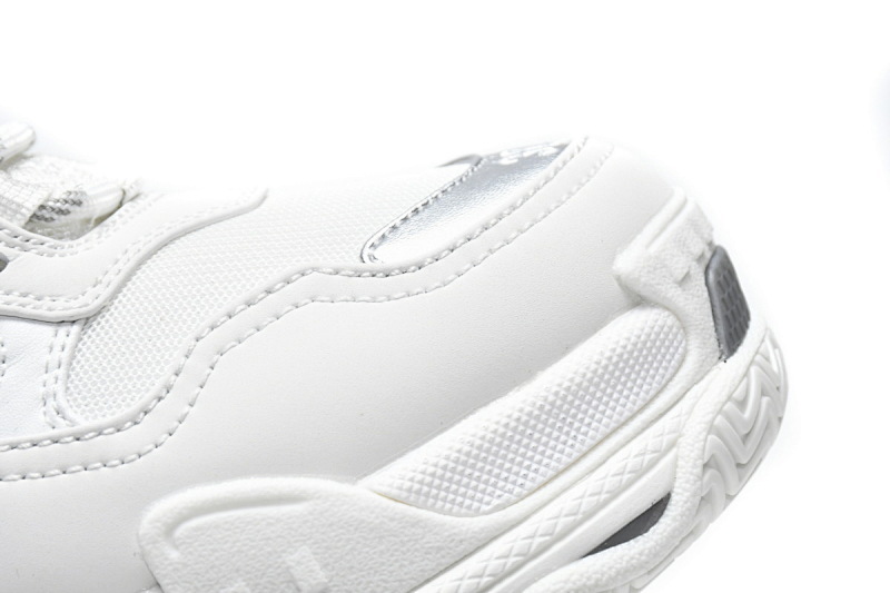 【CA0LJ】白银 巴黎世家8层组合TPU复古鞋 524039 W2FS4 1200 Balenciaga Triple S White Silver