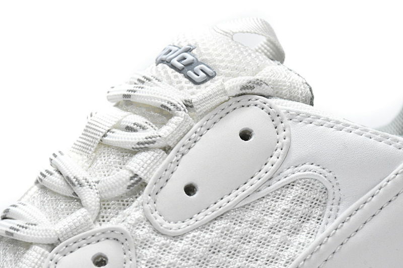【CA0LJ】白银 巴黎世家8层组合TPU复古鞋 524039 W2FS4 1200 Balenciaga Triple S White Silver