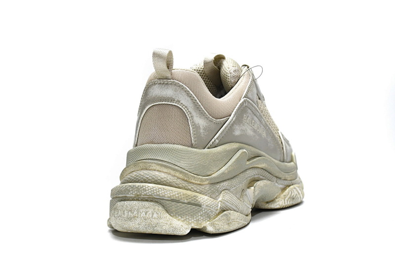 【CA0LJ】脏脏灰 巴黎世家8层组合TPU复古鞋 536737 W3CN3 9700 Balenciaga Triple S Beige