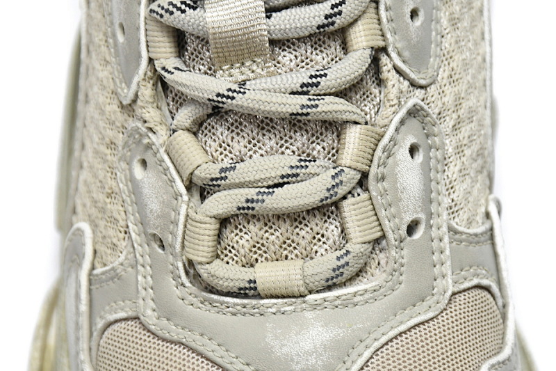 【CA0LJ】脏脏灰 巴黎世家8层组合TPU复古鞋 536737 W3CN3 9700 Balenciaga Triple S Beige
