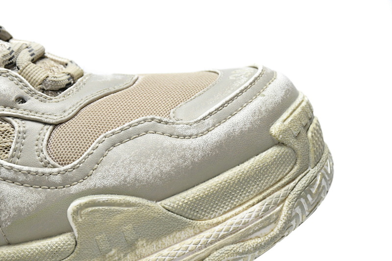 【CA0LJ】脏脏灰 巴黎世家8层组合TPU复古鞋 536737 W3CN3 9700 Balenciaga Triple S Beige