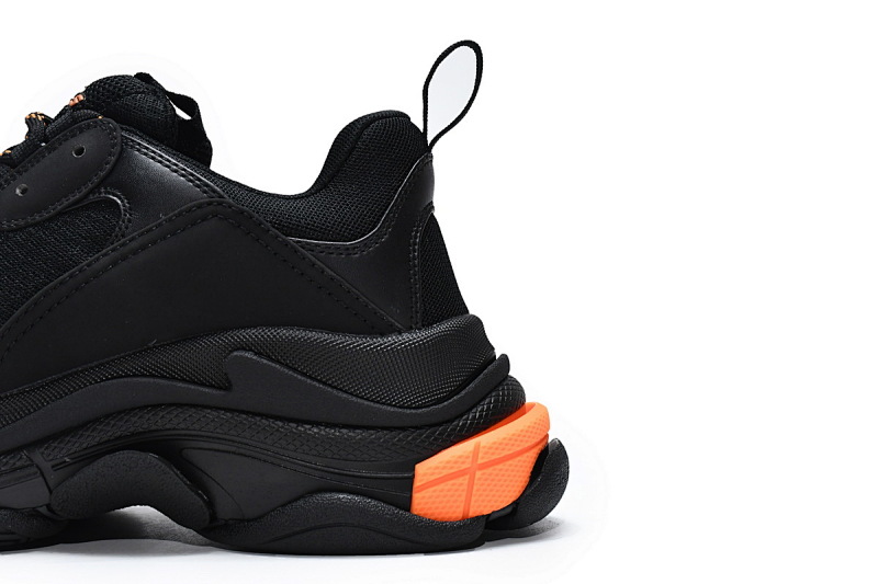 【CA0LJ】黑桔 巴黎世家8层组合TPU复古鞋 536737 W2FA1 9188 Balenciaga Triple S Black Orange
