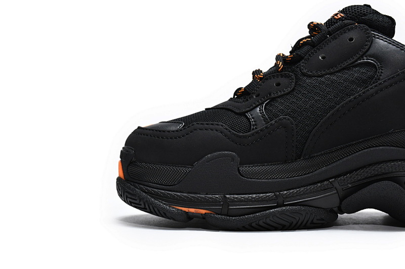 【CA0LJ】黑桔 巴黎世家8层组合TPU复古鞋 536737 W2FA1 9188 Balenciaga Triple S Black Orange