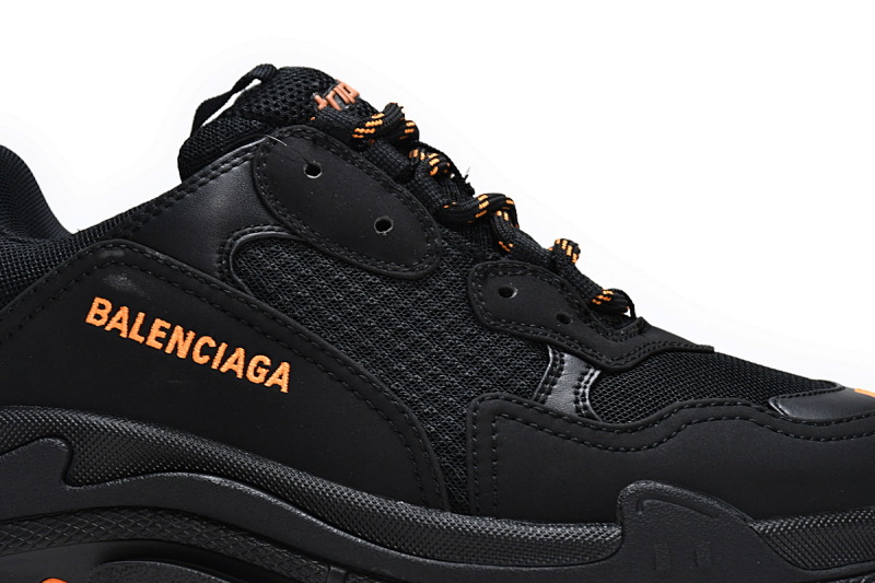 【CA0LJ】黑桔 巴黎世家8层组合TPU复古鞋 536737 W2FA1 9188 Balenciaga Triple S Black Orange