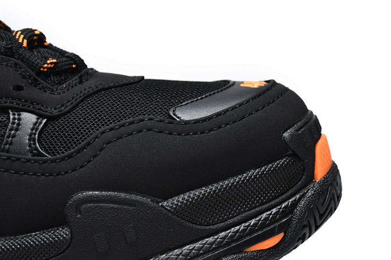 【CA0LJ】黑桔 巴黎世家8层组合TPU复古鞋 536737 W2FA1 9188 Balenciaga Triple S Black Orange