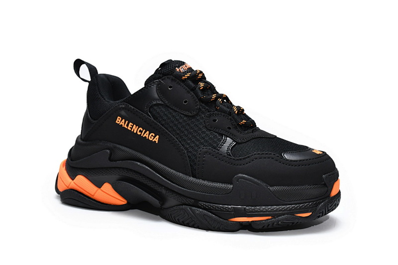 【CA0LJ】黑桔 巴黎世家8层组合TPU复古鞋 536737 W2FA1 9188 Balenciaga Triple S Black Orange