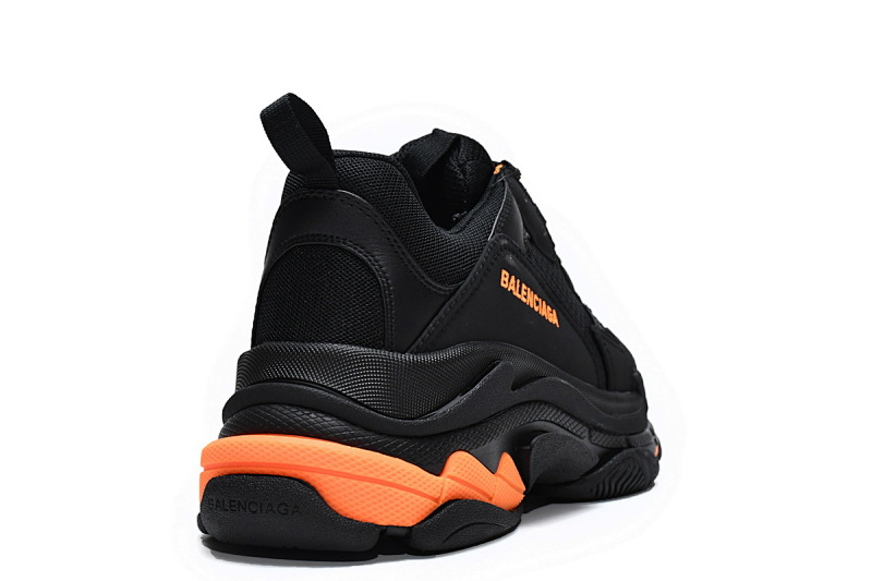 【CA0LJ】黑桔 巴黎世家8层组合TPU复古鞋 536737 W2FA1 9188 Balenciaga Triple S Black Orange