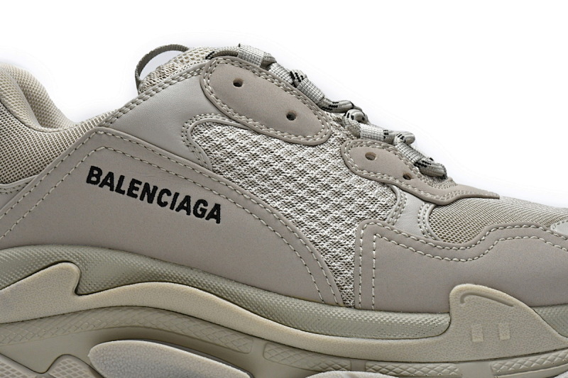 【CA0LJ】卡其色 巴黎世家8层组合TPU复古鞋 534737 W2FW1 9700 Balenciaga Triple S Rice Ash