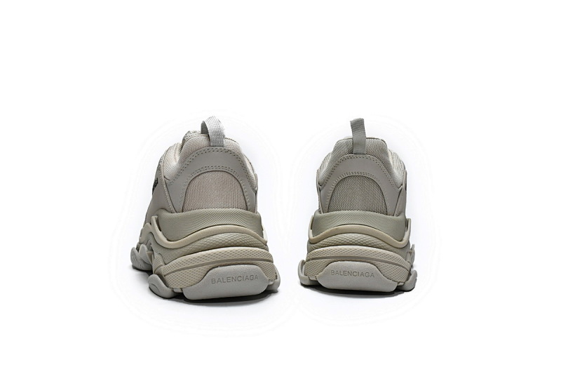 【CA0LJ】卡其色 巴黎世家8层组合TPU复古鞋 534737 W2FW1 9700 Balenciaga Triple S Rice Ash
