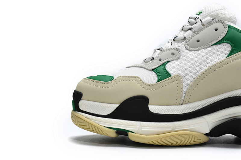 【CA0LJ】白绿 巴黎世家8层组合TPU复古鞋 536737 W09O1 9090 Balenciaga Triple S White Green