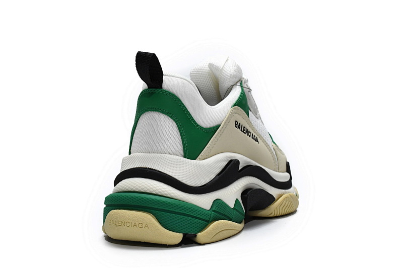 【CA0LJ】白绿 巴黎世家8层组合TPU复古鞋 536737 W09O1 9090 Balenciaga Triple S White Green
