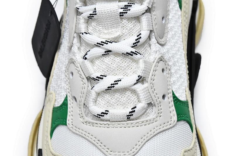 【CA0LJ】白绿 巴黎世家8层组合TPU复古鞋 536737 W09O1 9090 Balenciaga Triple S White Green