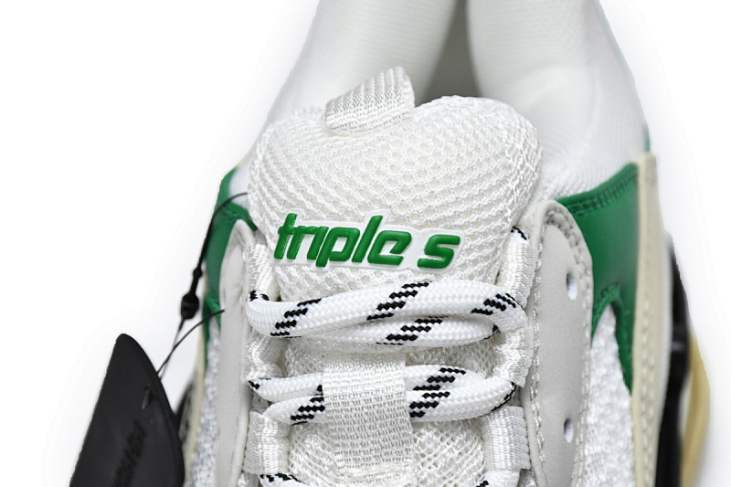 【CA0LJ】白绿 巴黎世家8层组合TPU复古鞋 536737 W09O1 9090 Balenciaga Triple S White Green