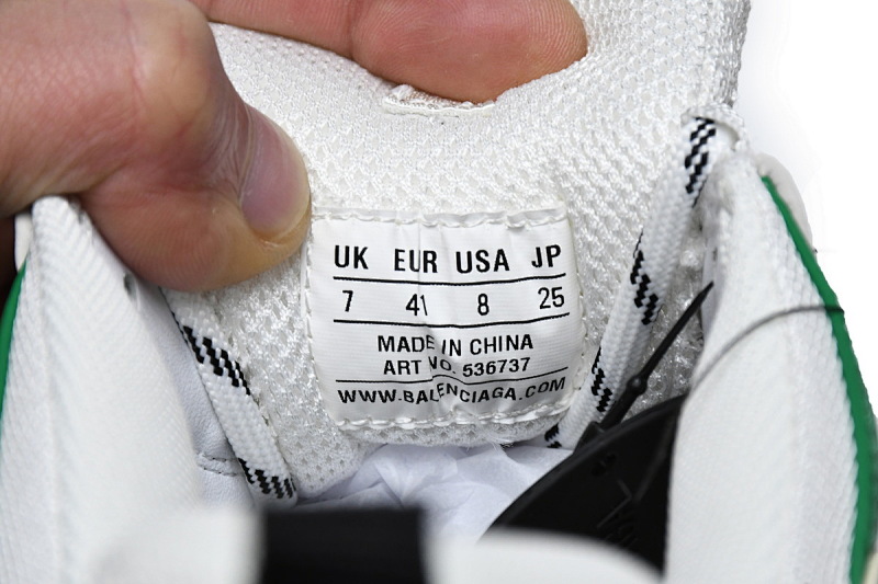 【CA0LJ】白绿 巴黎世家8层组合TPU复古鞋 536737 W09O1 9090 Balenciaga Triple S White Green