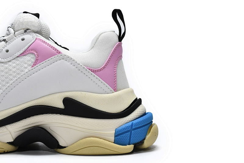 【CA0LJ】白粉红 巴黎世家8层组合TPU复古鞋 524039 W09ON 8866 Balenciaga Triple S Blue Pink