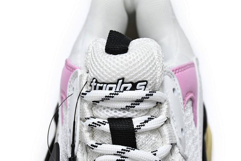 【CA0LJ】白粉红 巴黎世家8层组合TPU复古鞋 524039 W09ON 8866 Balenciaga Triple S Blue Pink