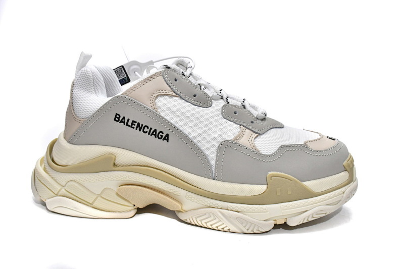 【CA0LJ】全白 巴黎世家8层组合TPU复古鞋 534217 W09E1 9000 Balenciaga Triple S White