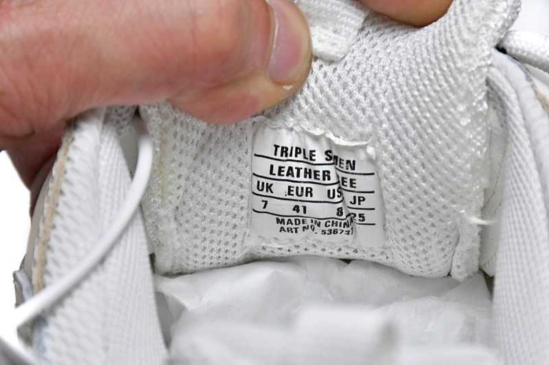 【CA0LJ】全白 巴黎世家8层组合TPU复古鞋 534217 W09E1 9000 Balenciaga Triple S White