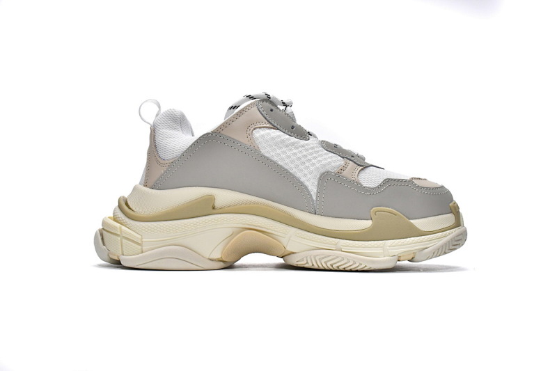 【CA0LJ】全白 巴黎世家8层组合TPU复古鞋 534217 W09E1 9000 Balenciaga Triple S White