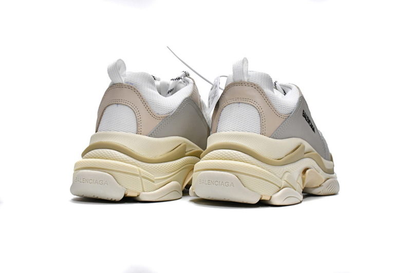 【CA0LJ】全白 巴黎世家8层组合TPU复古鞋 534217 W09E1 9000 Balenciaga Triple S White