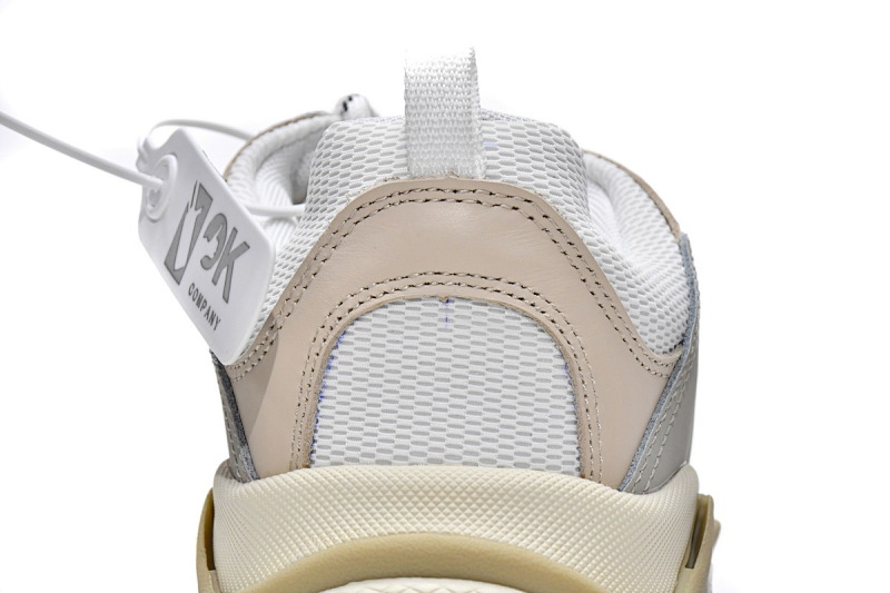 【CA0LJ】全白 巴黎世家8层组合TPU复古鞋 534217 W09E1 9000 Balenciaga Triple S White
